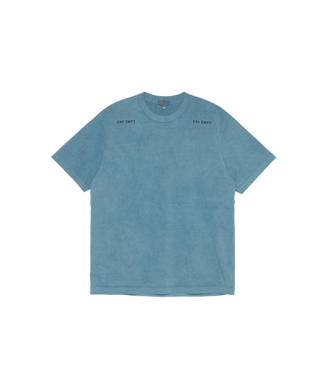 CAV EMPT Голубая хлопковая футболка, фото 1