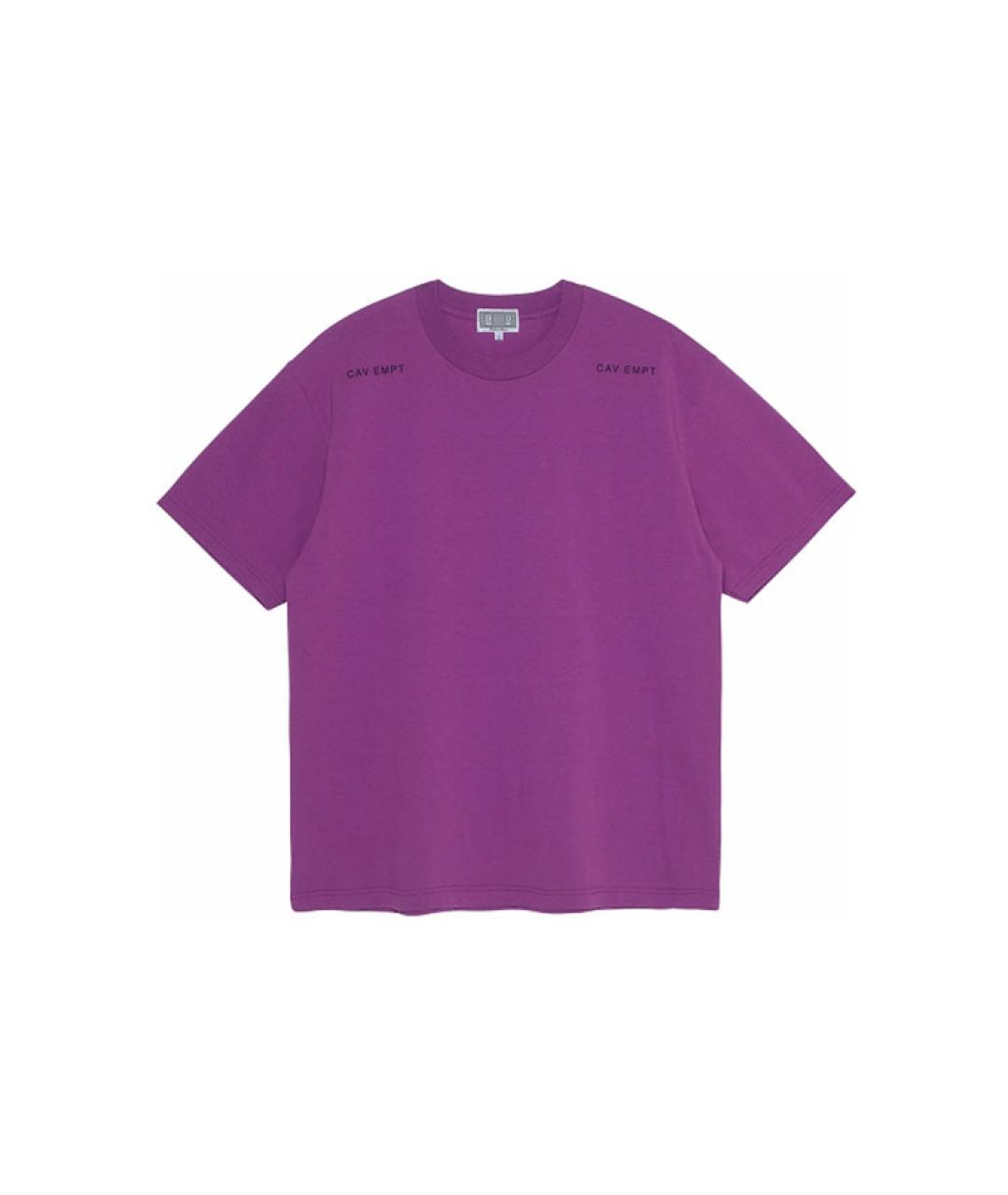 CAV EMPT Фиолетовая хлопковая футболка, фото 1