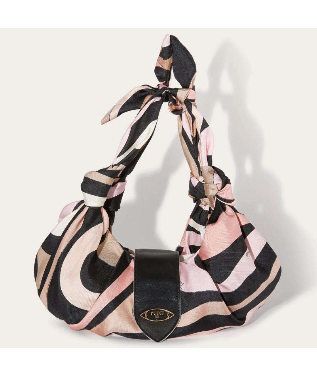 EMILIO PUCCI Мульти шелковая сумка через плечо, фото 5