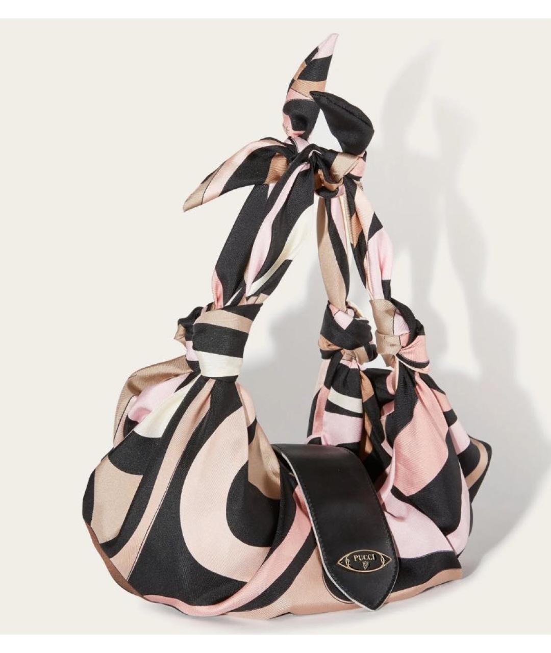 EMILIO PUCCI Мульти шелковая сумка через плечо, фото 3