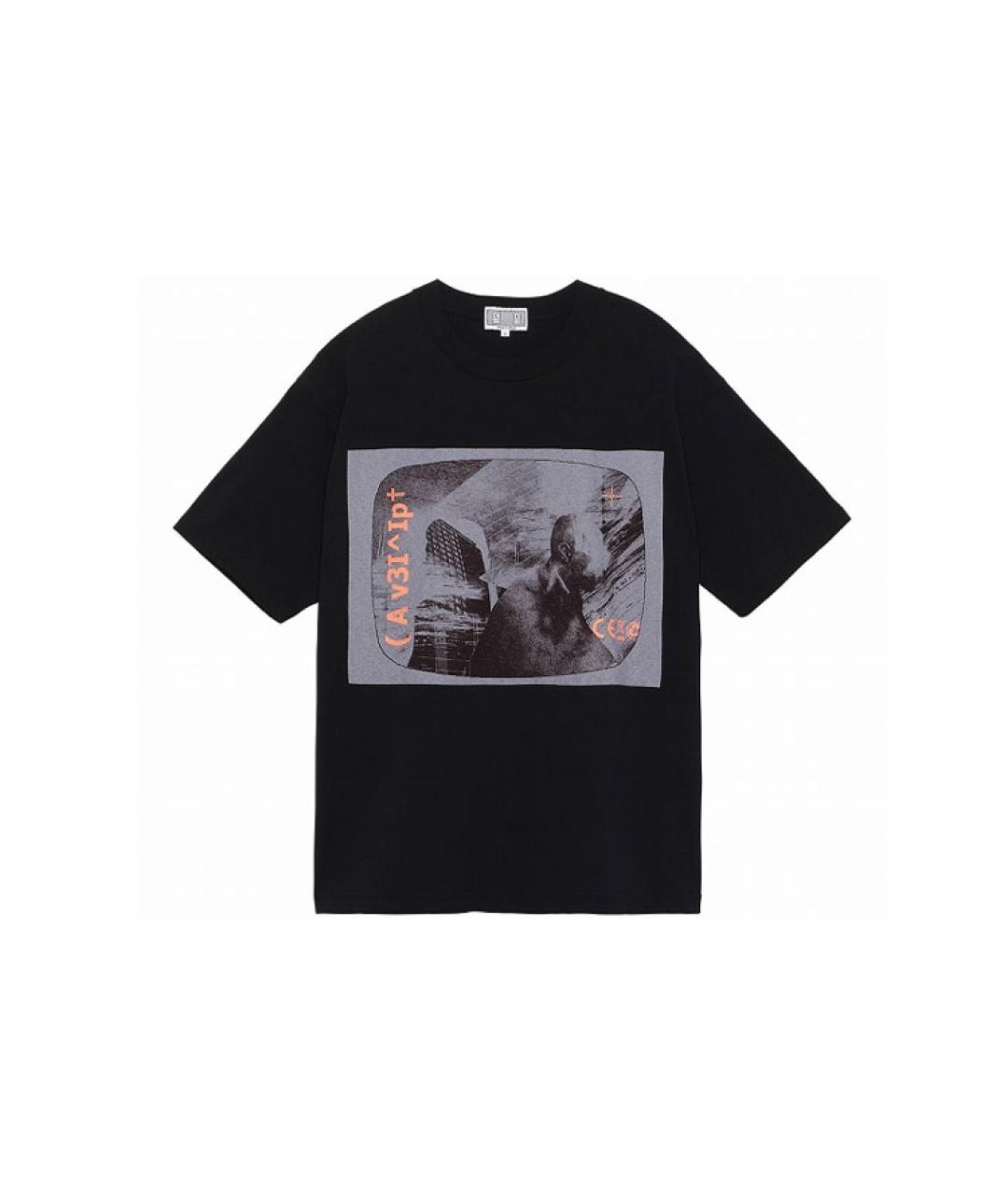CAV EMPT Черная хлопковая футболка, фото 1