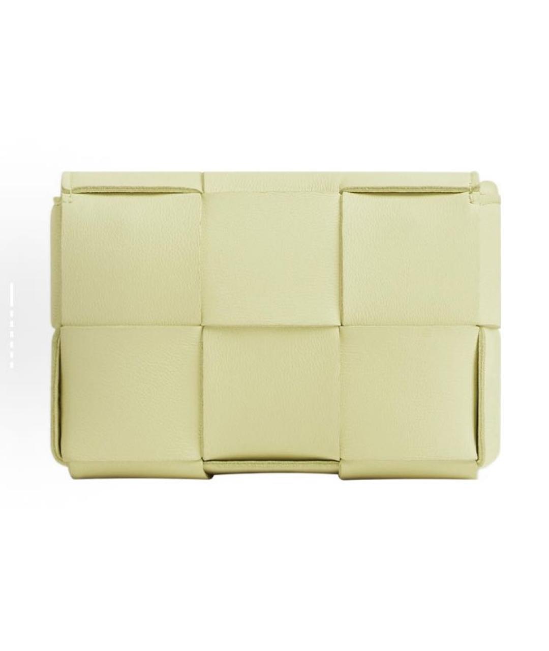 BOTTEGA VENETA Бежевая кожаная сумка через плечо, фото 3