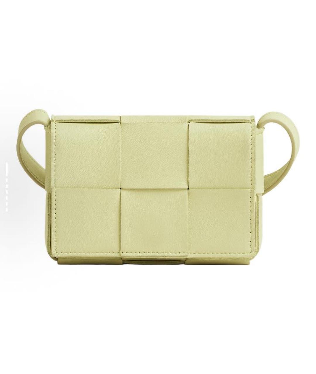 BOTTEGA VENETA Бежевая кожаная сумка через плечо, фото 6