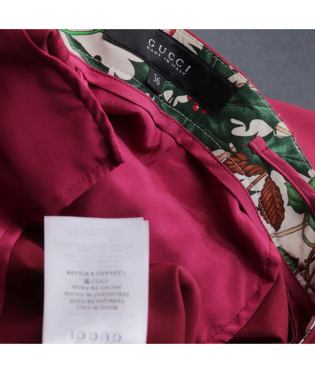 GUCCI Шерстяные брюки широкие, фото 3