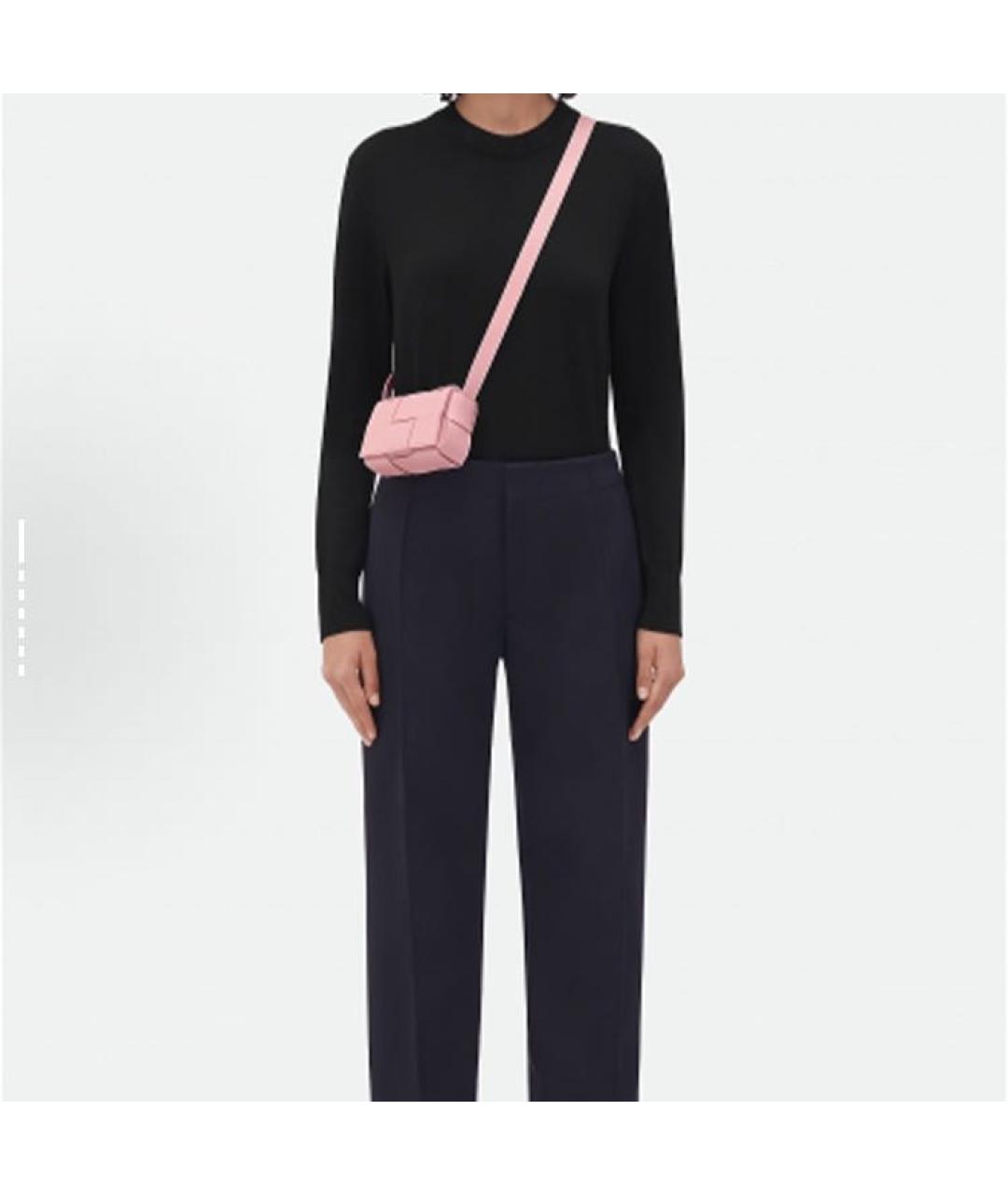 BOTTEGA VENETA Коралловая кожаная сумка через плечо, фото 6