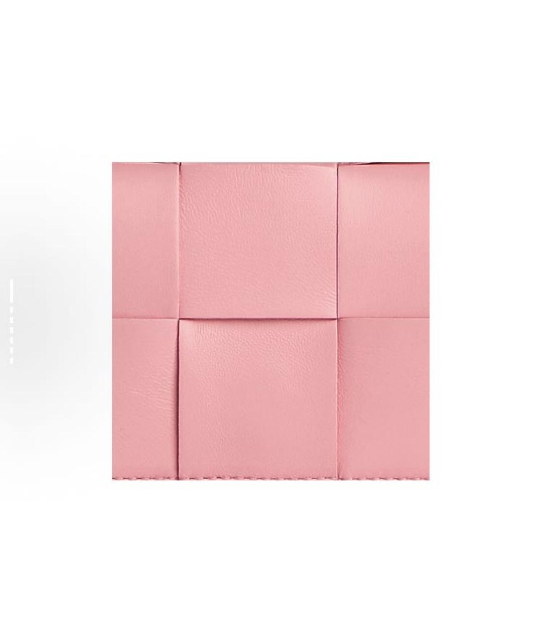 BOTTEGA VENETA Коралловая кожаная сумка через плечо, фото 5