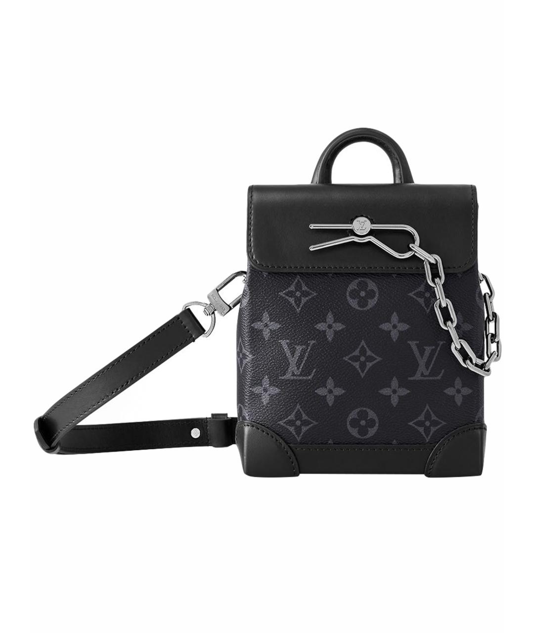 LOUIS VUITTON Антрацитовая сумка на плечо, фото 1