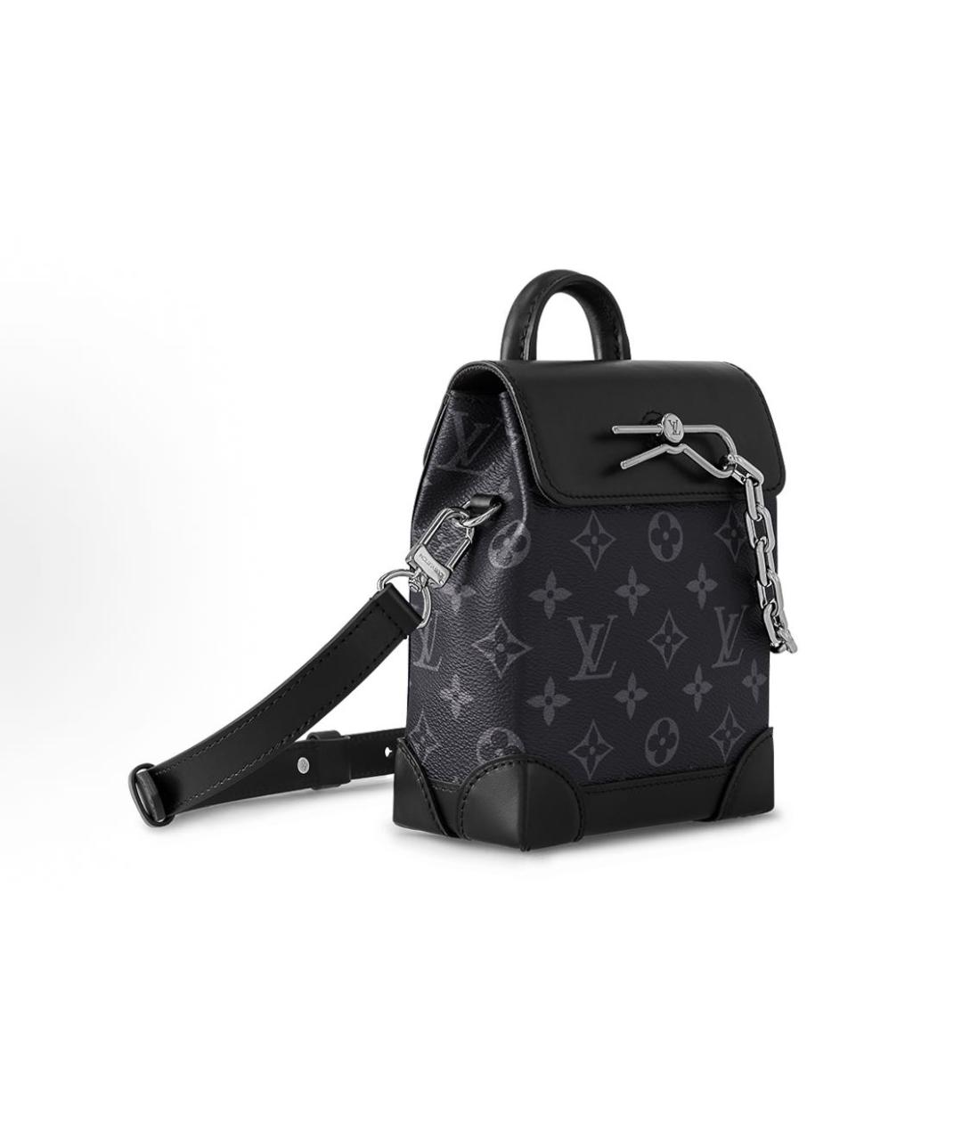 LOUIS VUITTON Антрацитовая сумка на плечо, фото 2