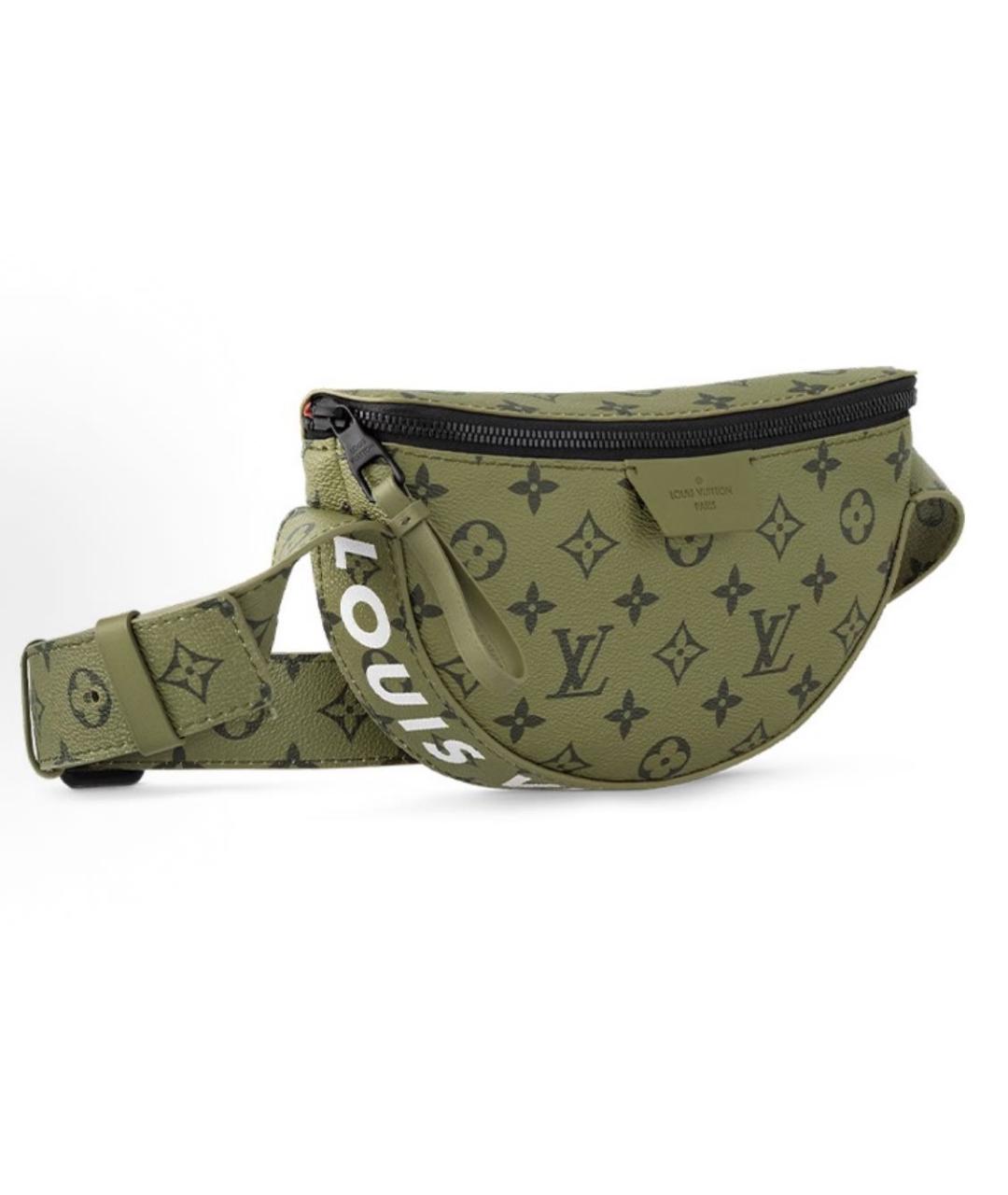 LOUIS VUITTON Хаки сумка на плечо, фото 2
