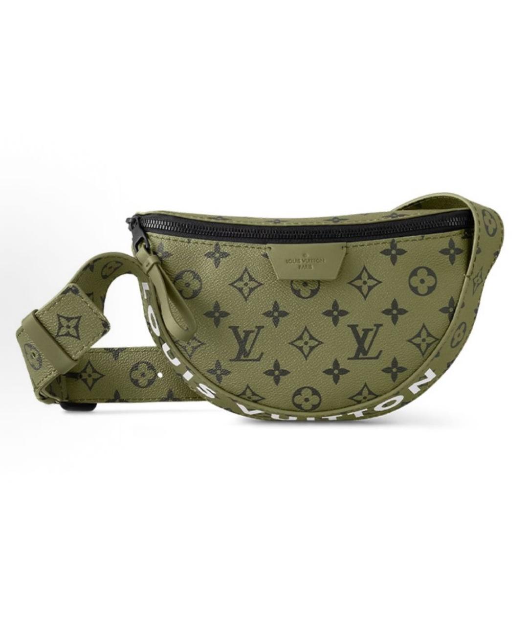 LOUIS VUITTON Хаки сумка на плечо, фото 5