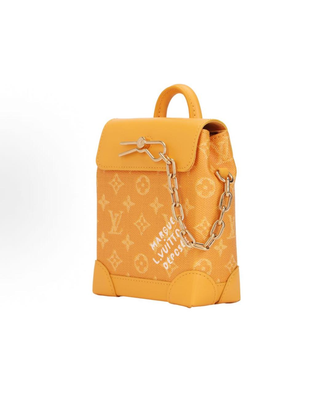 LOUIS VUITTON Оранжевая сумка на плечо, фото 3
