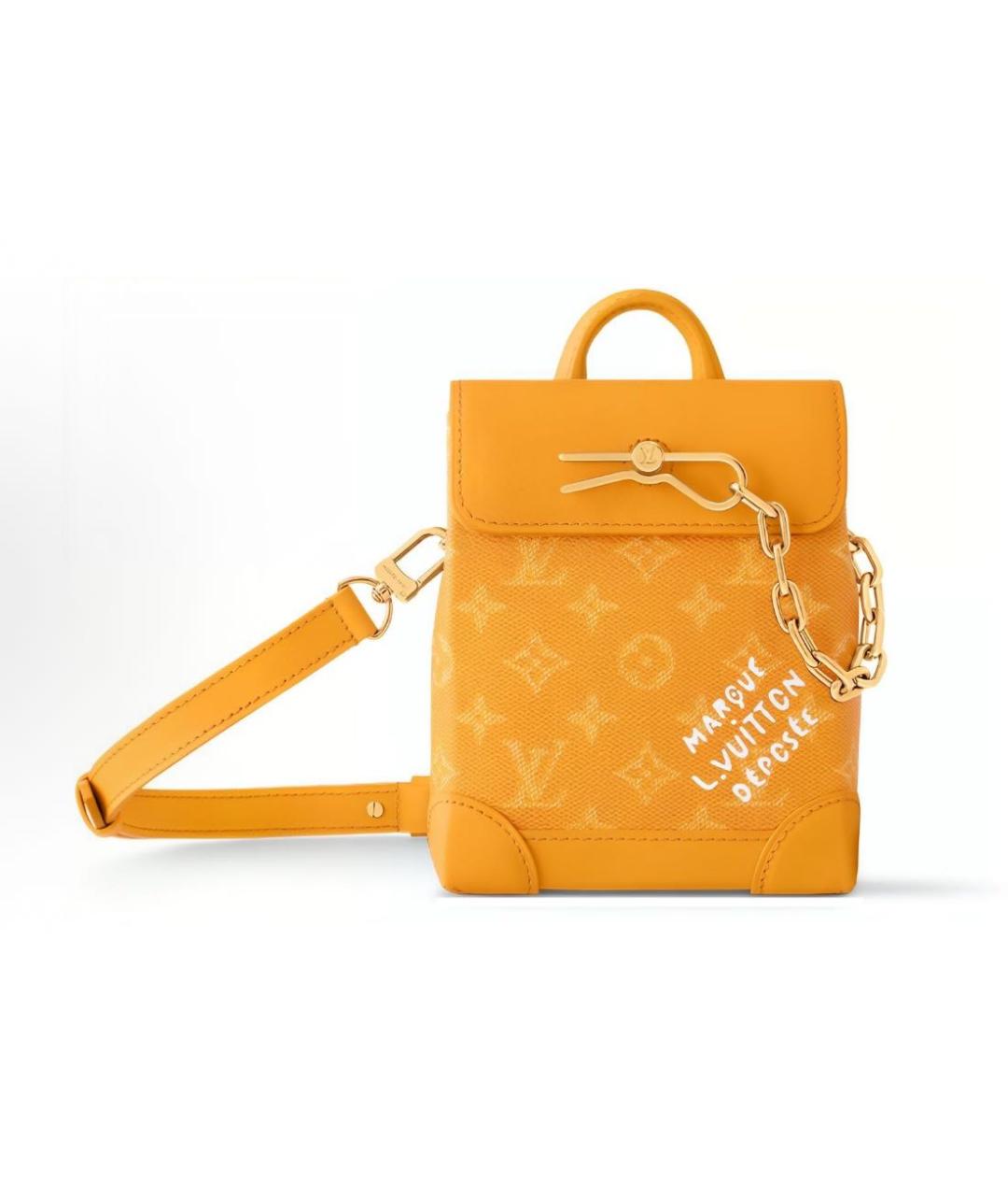 LOUIS VUITTON Оранжевая сумка на плечо, фото 5