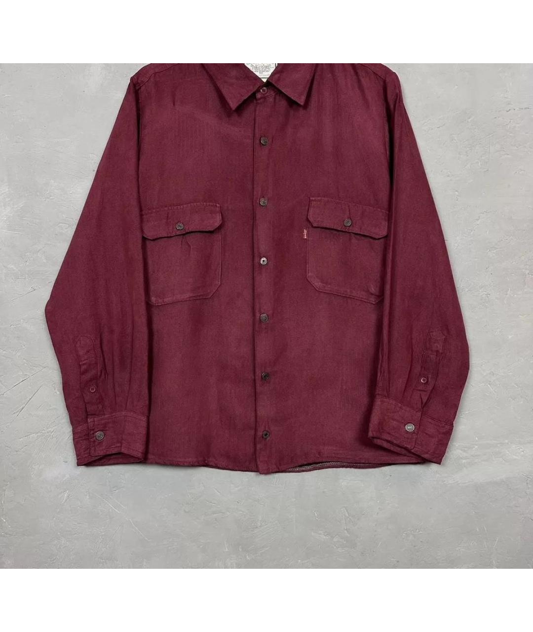 LEVI'S Бордовая кэжуал рубашка, фото 3