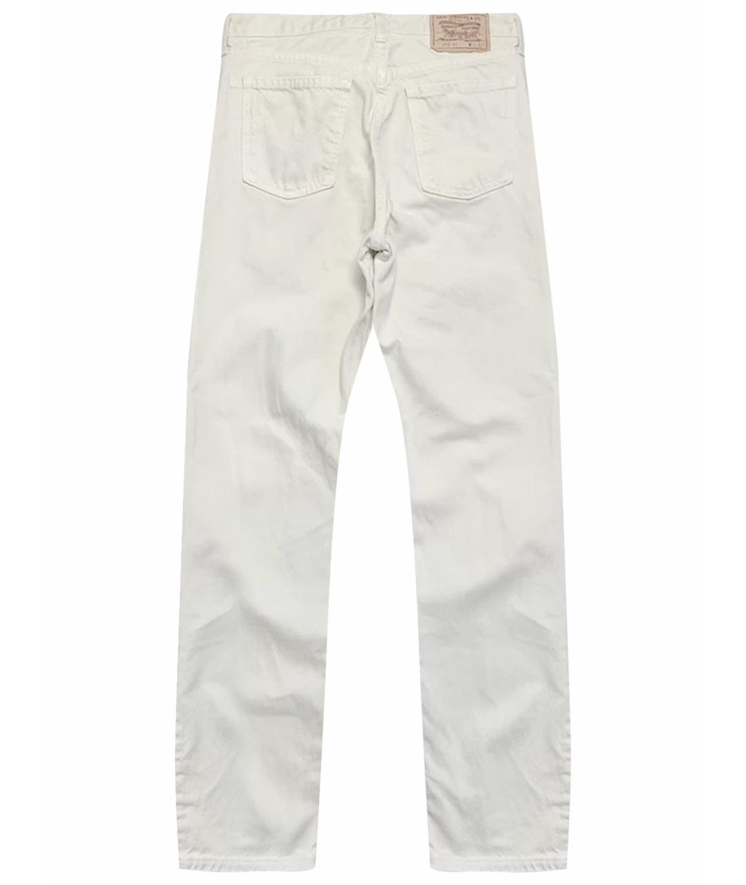 LEVI'S Белые хлопковые джинсы, фото 15
