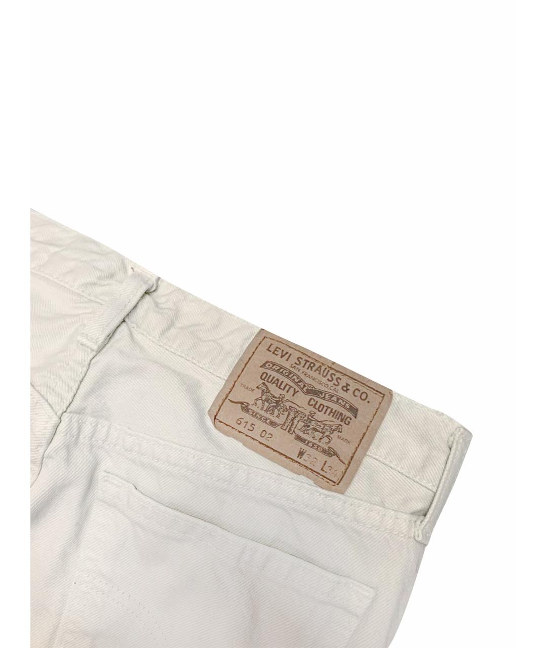 LEVI'S Белые хлопковые джинсы, фото 14