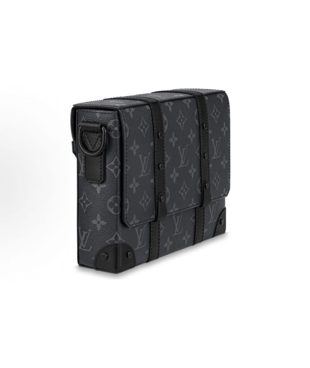 LOUIS VUITTON Антрацитовая сумка на плечо, фото 2