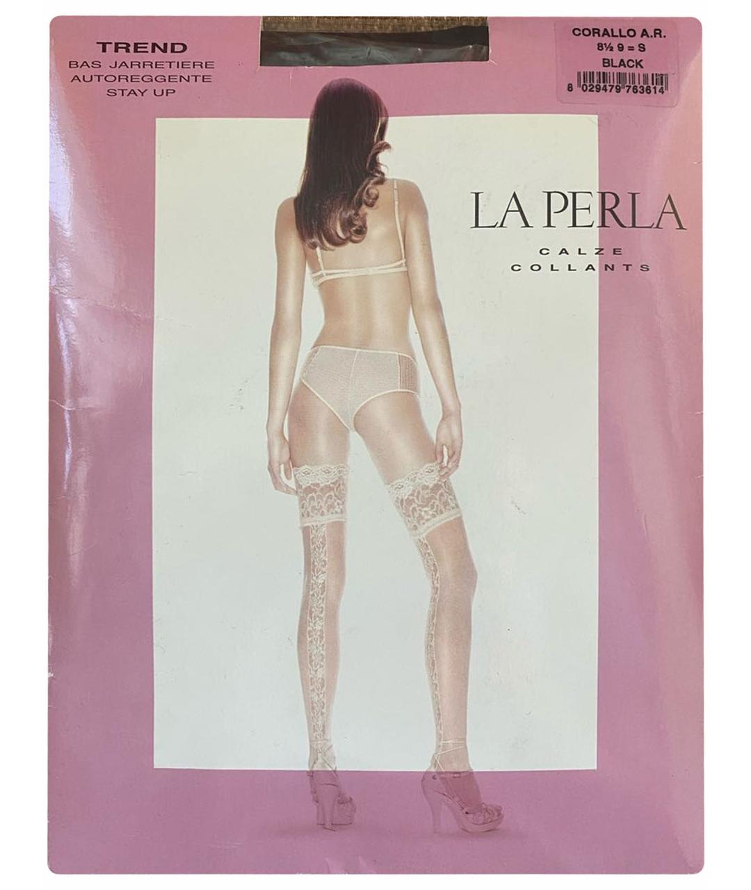 LA PERLA Черные носки, чулки и колготы, фото 1