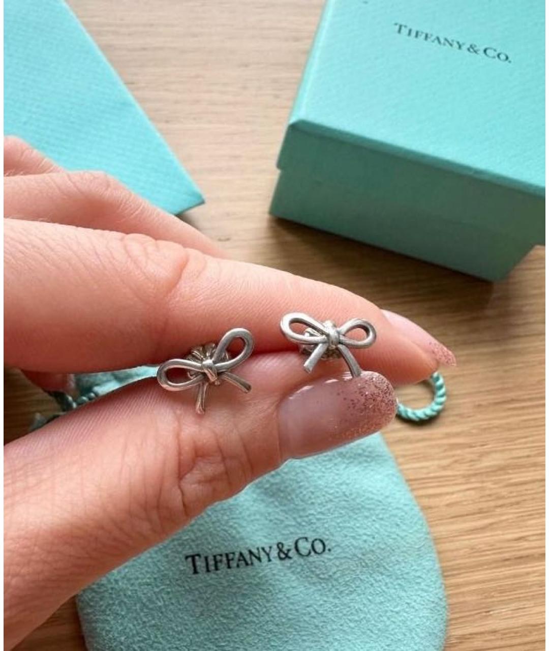 TIFFANY&CO Серебряные серебряные серьги, фото 2