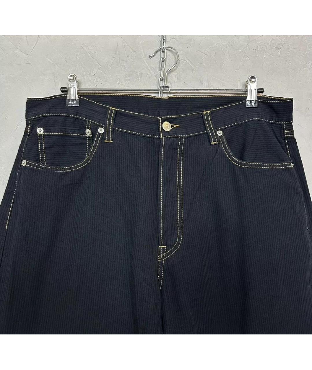 LEVI'S Темно-синие хлопковые брюки чинос, фото 4