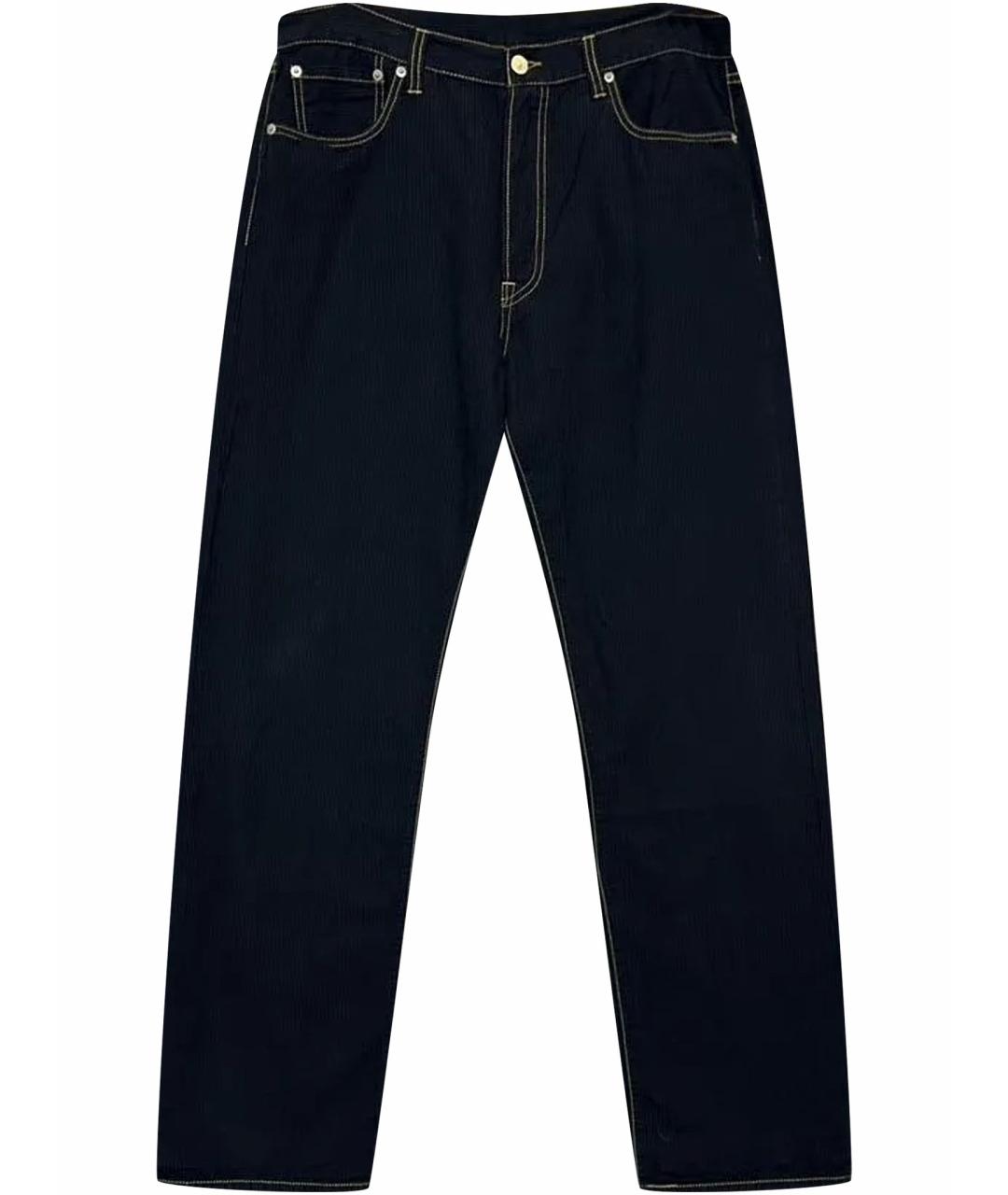 LEVI'S Темно-синие хлопковые брюки чинос, фото 1