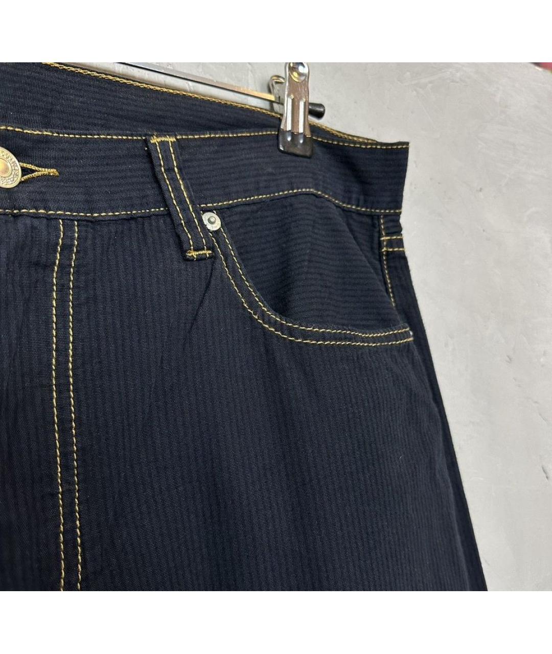 LEVI'S Темно-синие хлопковые брюки чинос, фото 5
