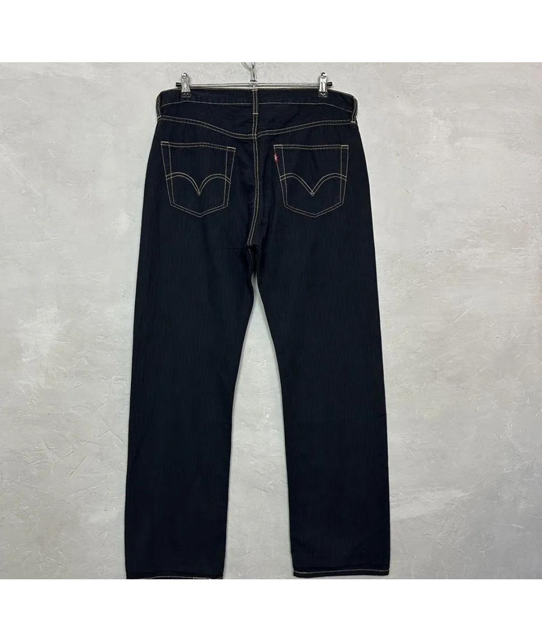 LEVI'S Темно-синие хлопковые брюки чинос, фото 7