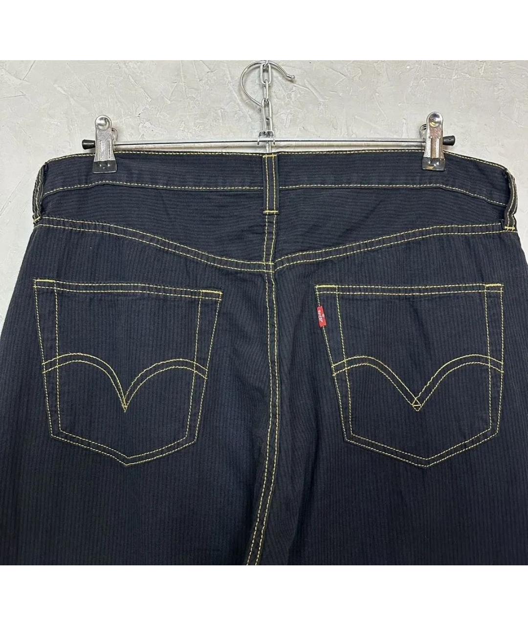 LEVI'S Темно-синие хлопковые брюки чинос, фото 3