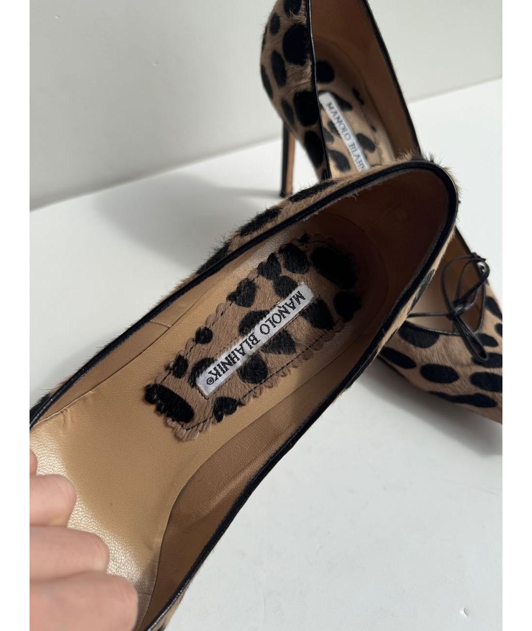 MANOLO BLAHNIK Мульти кожаные туфли, фото 6