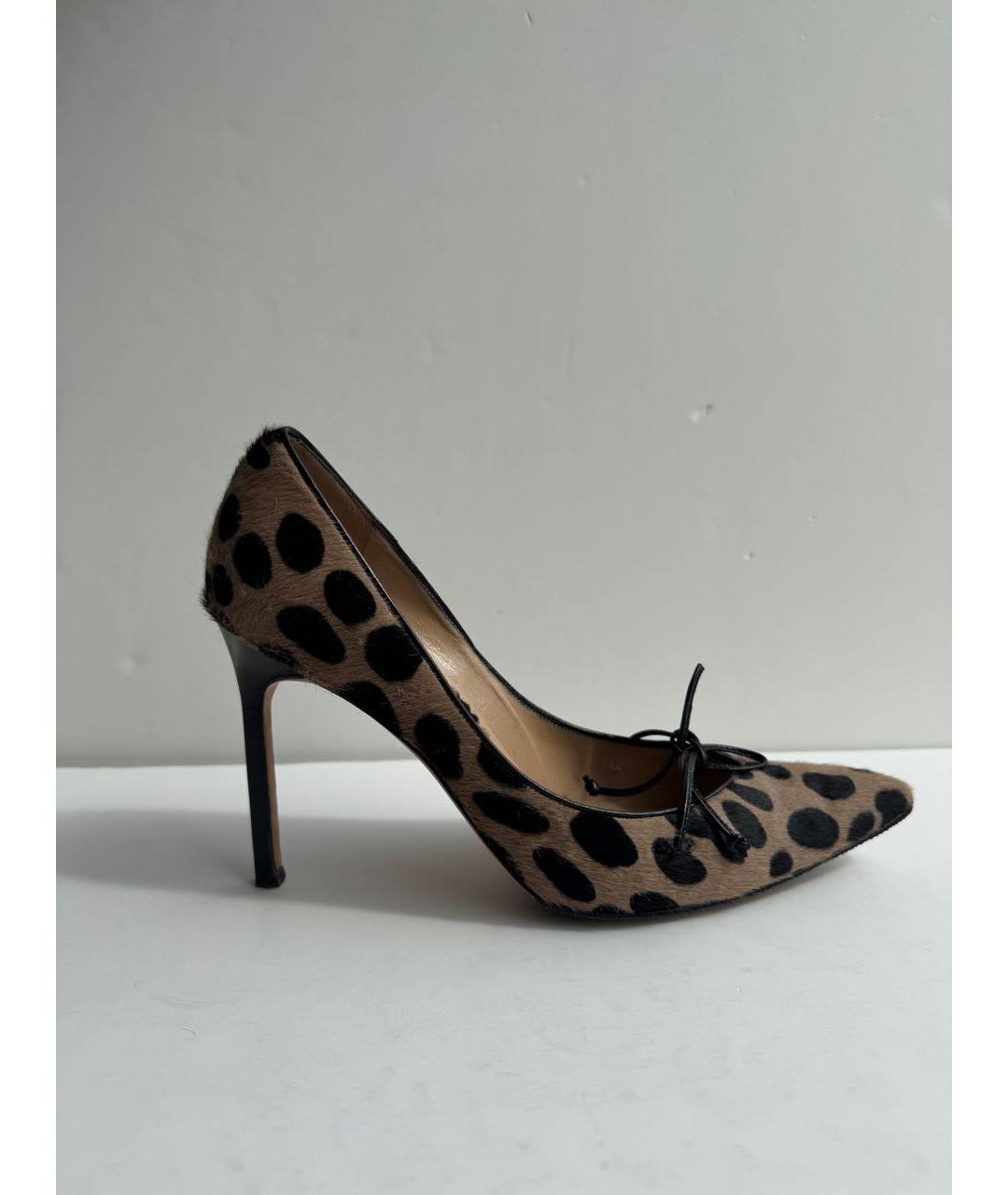 MANOLO BLAHNIK Мульти кожаные туфли, фото 8