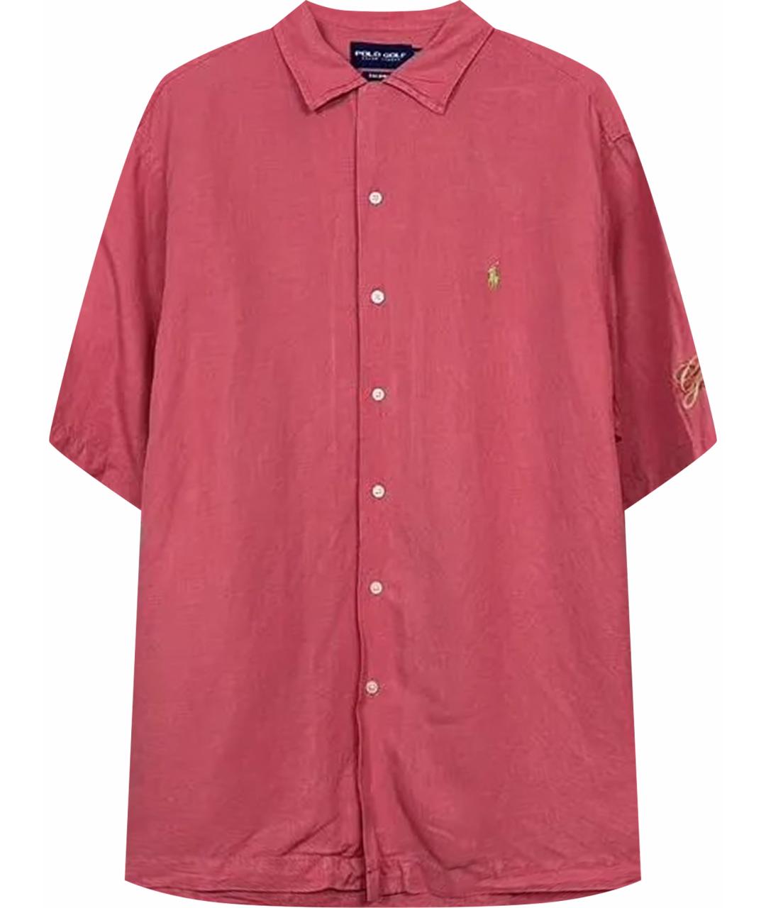 POLO RALPH LAUREN Коралловая хлопковая кэжуал рубашка, фото 1