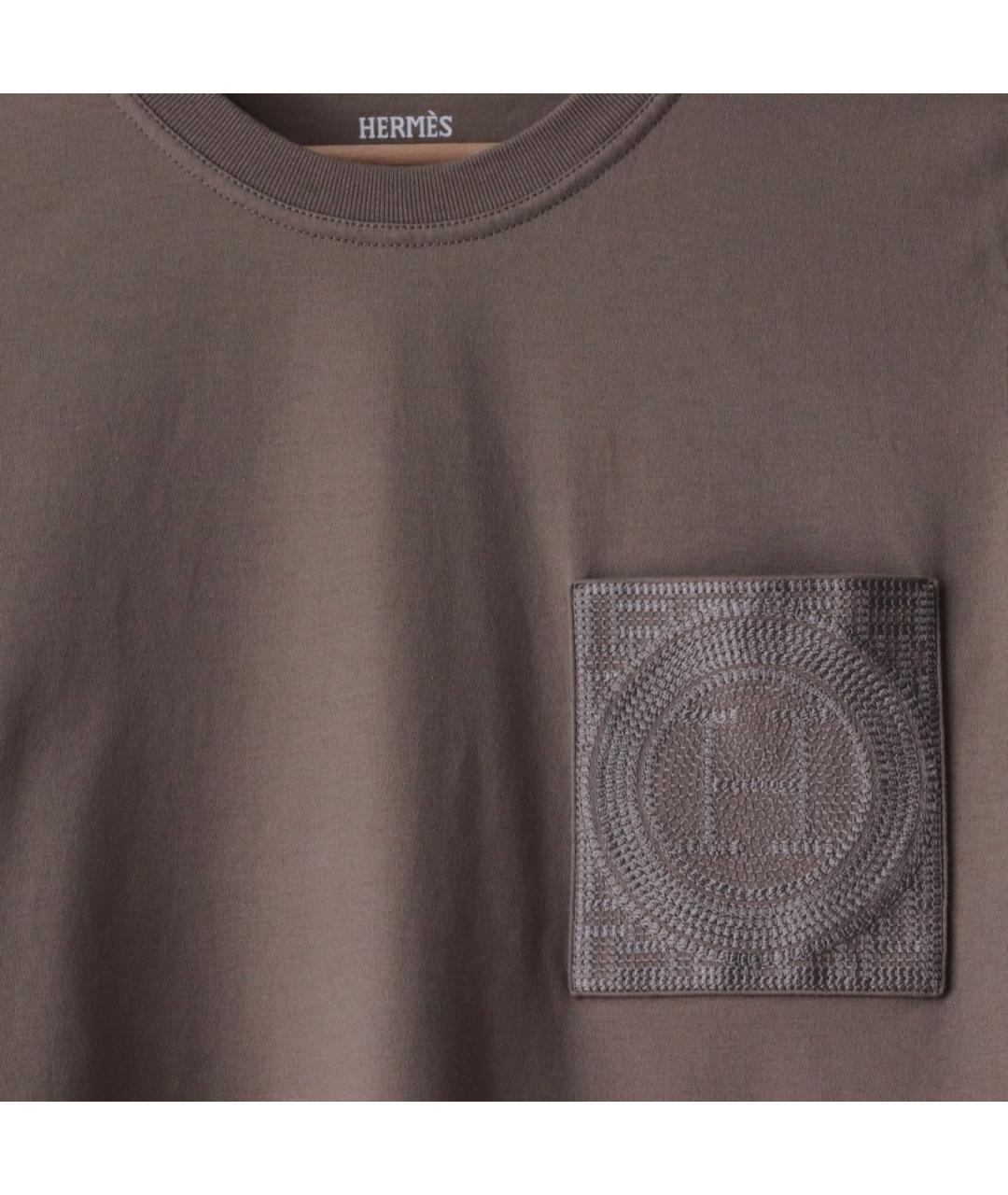 HERMES Хлопковая футболка, фото 5