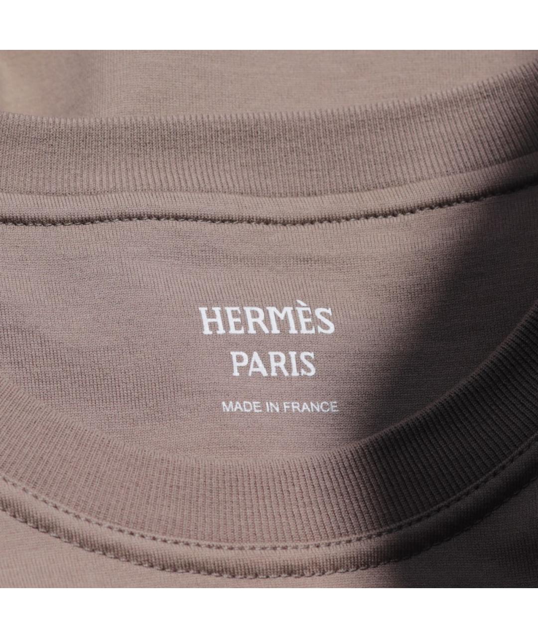 HERMES Хлопковая футболка, фото 3