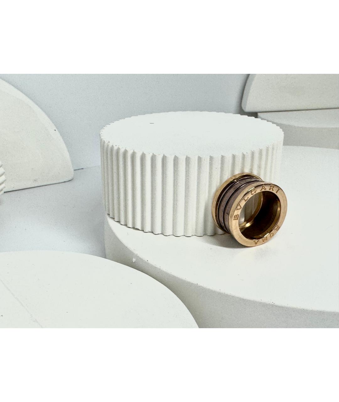 BVLGARI Коричневое кольцо из розового золота, фото 6