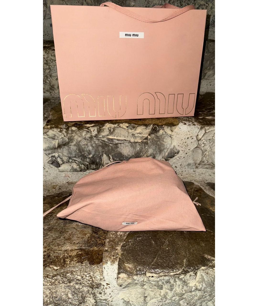 MIU MIU Мульти хлопковая сумка с короткими ручками, фото 6