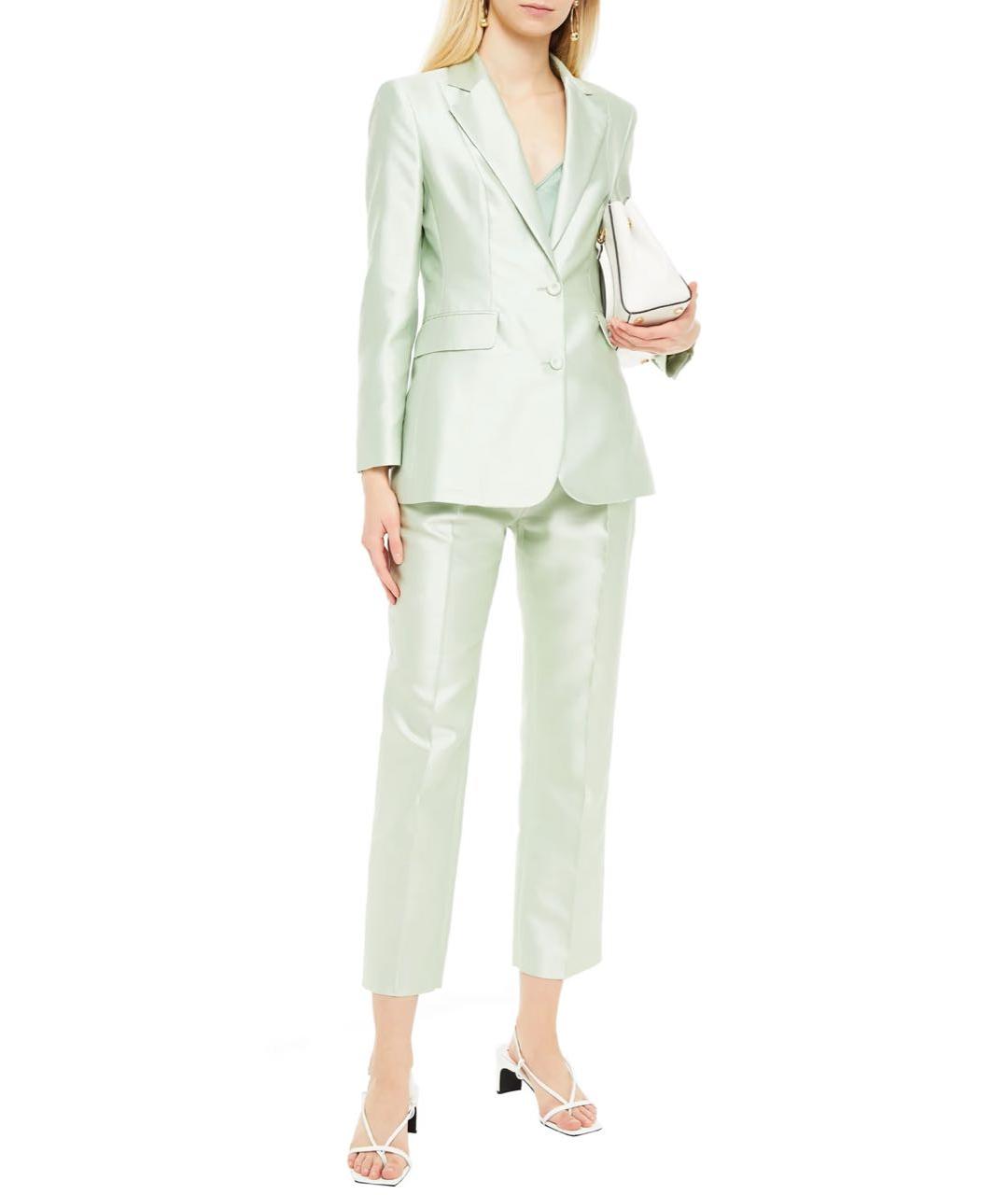 MAX MARA Зеленый хлопковый костюм с брюками, фото 8