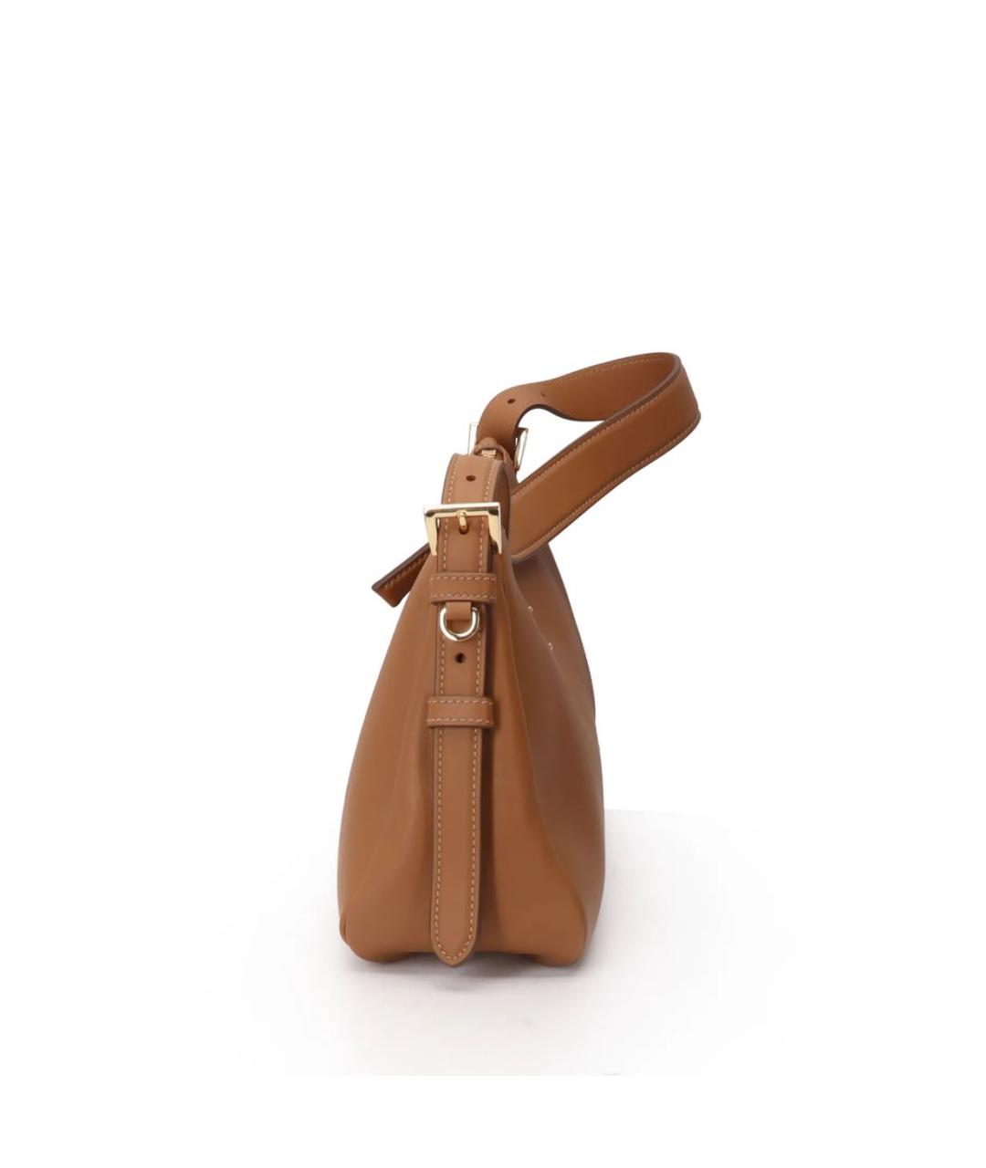 PRADA Коричневая кожаная сумка через плечо, фото 2