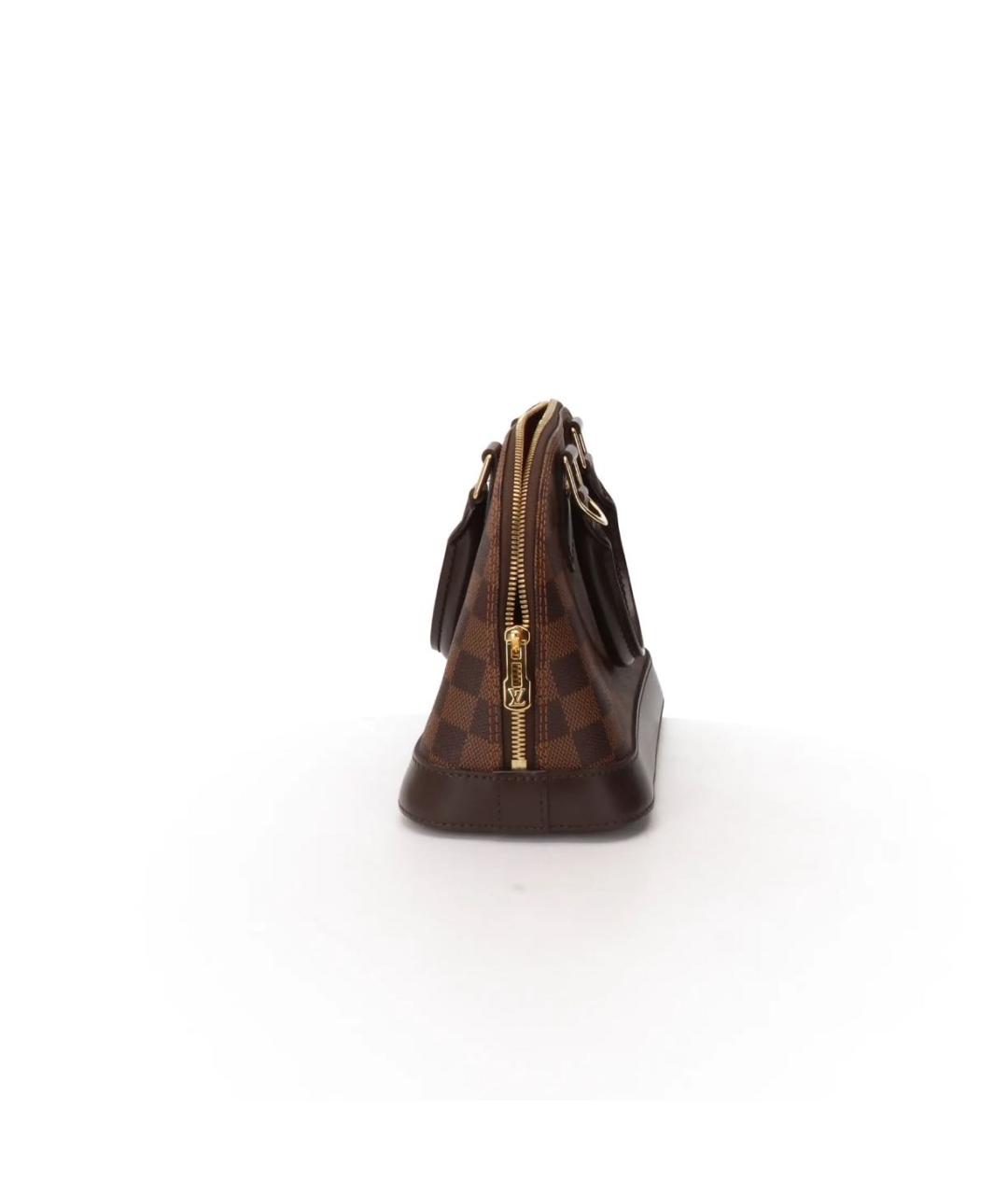 LOUIS VUITTON Коричневая сумка с короткими ручками, фото 2