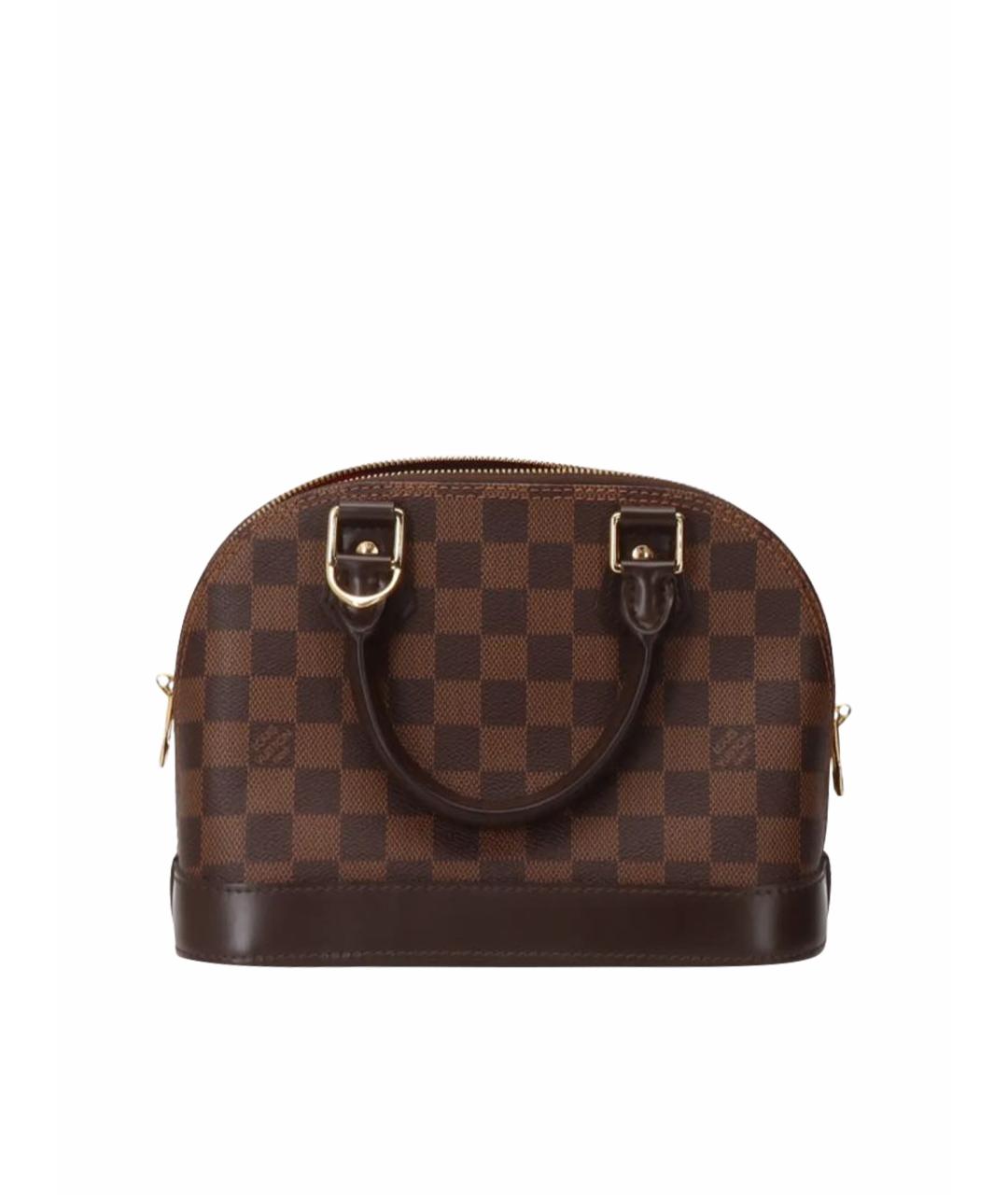 LOUIS VUITTON Коричневая сумка с короткими ручками, фото 1