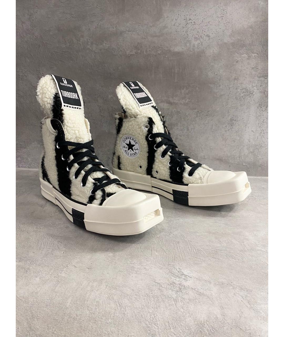 RICK OWENS DRKSHDW Белые кеды, фото 2