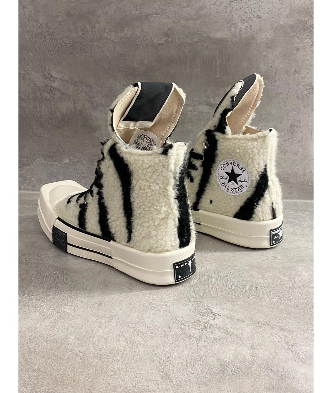 RICK OWENS DRKSHDW Белые кеды, фото 5