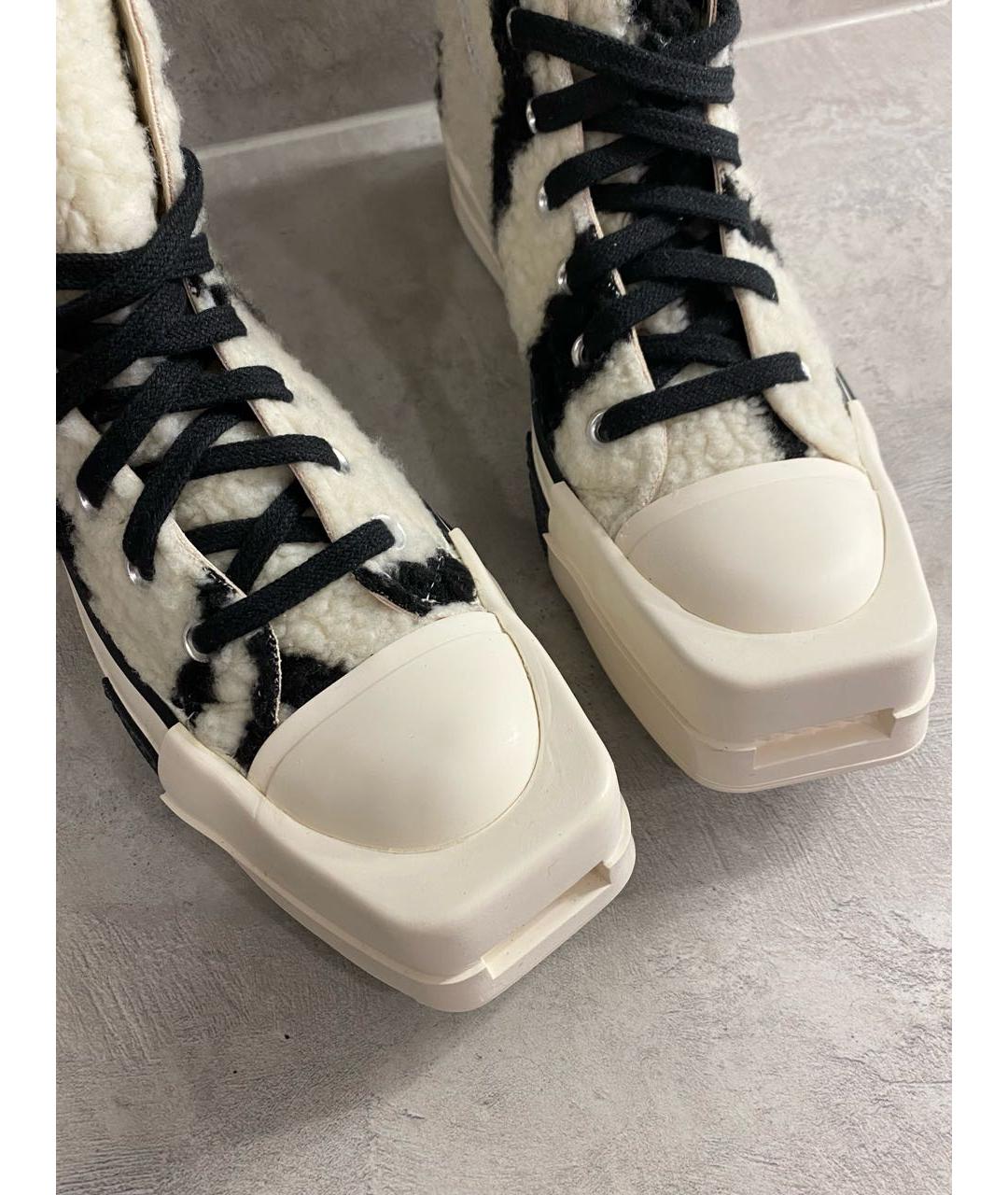 RICK OWENS DRKSHDW Белые кеды, фото 6
