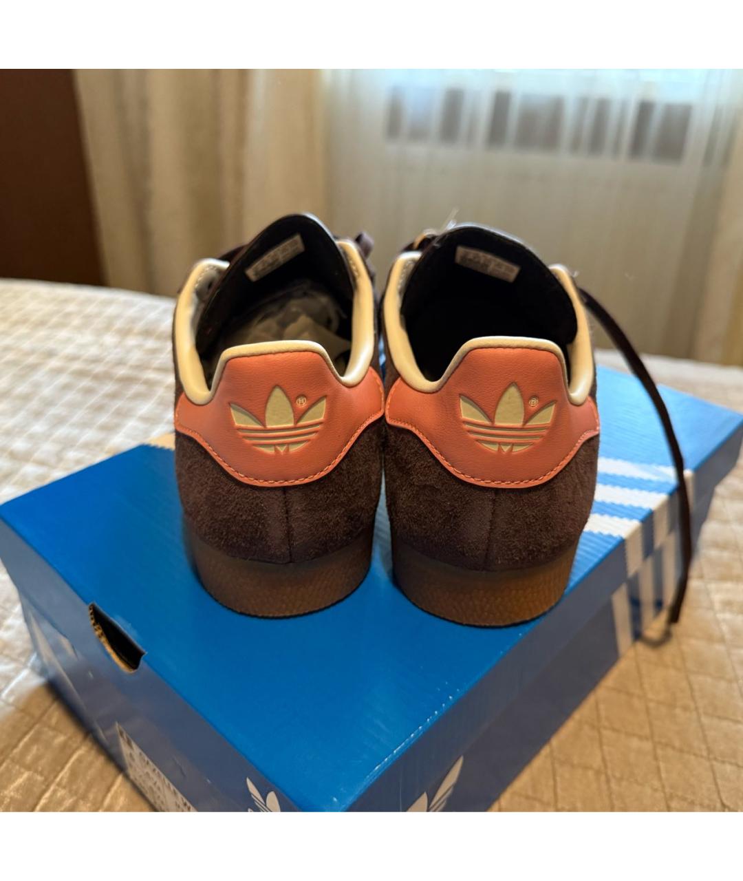 ADIDAS Коричневые замшевые кроссовки, фото 8