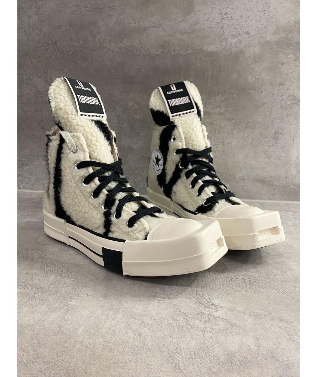 RICK OWENS DRKSHDW Белые кеды, фото 4