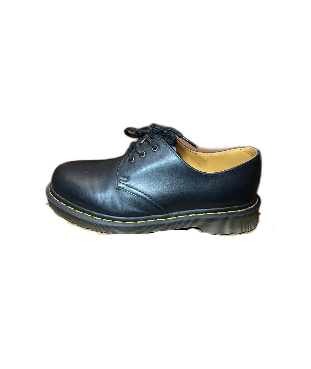 DR. MARTENS Черные кожаные брогги и оксфорды, фото 7
