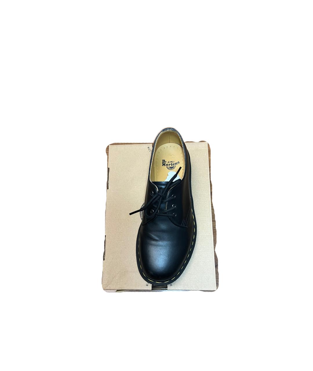 DR. MARTENS Черные кожаные брогги и оксфорды, фото 3