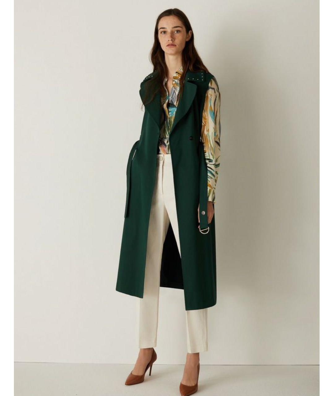 MAX MARA Зеленый хлопковый жилет, фото 6