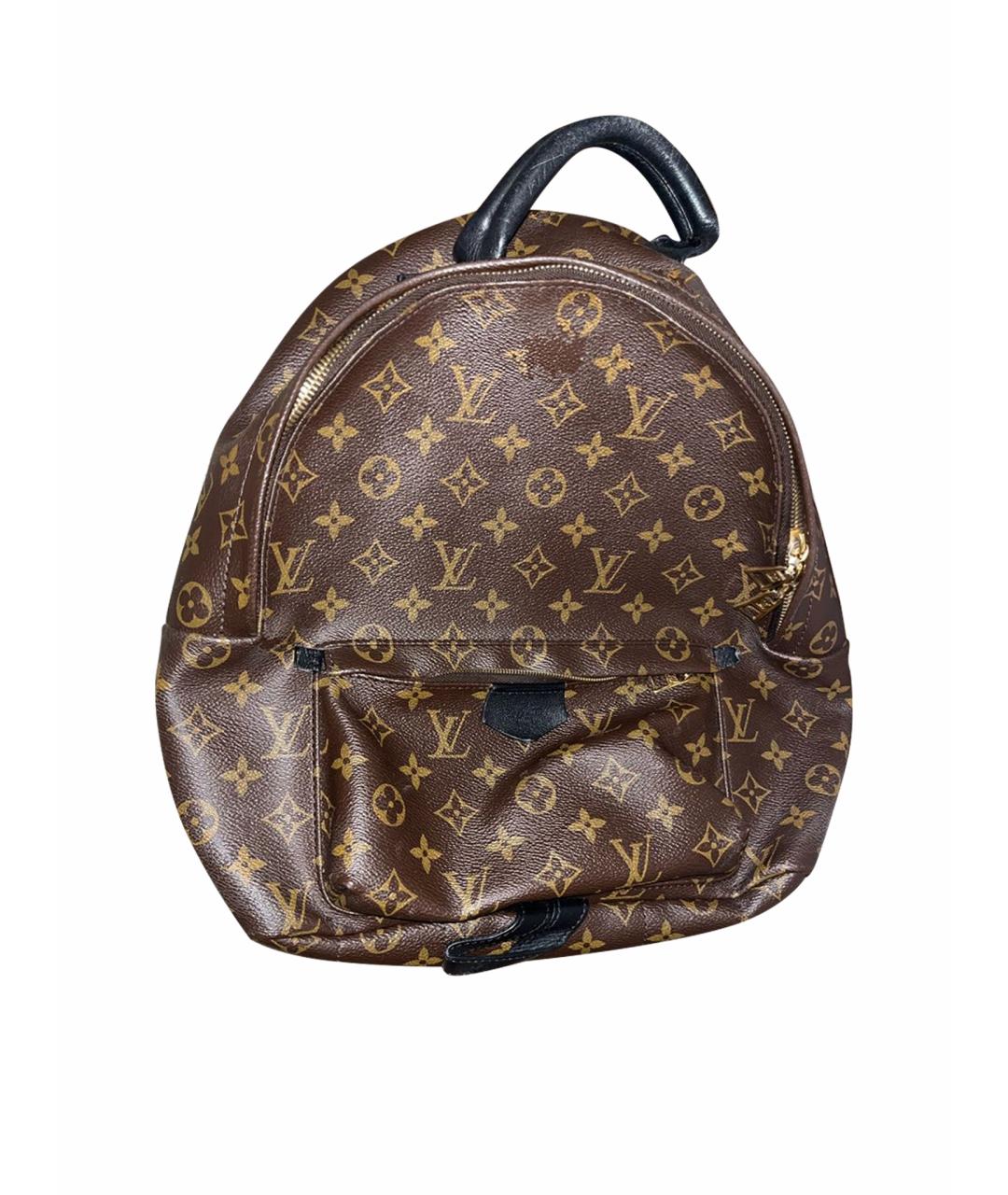 LOUIS VUITTON Коричневый рюкзак из экзотической кожи, фото 9