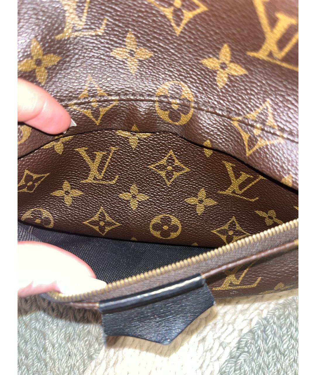 LOUIS VUITTON Коричневый рюкзак из экзотической кожи, фото 8