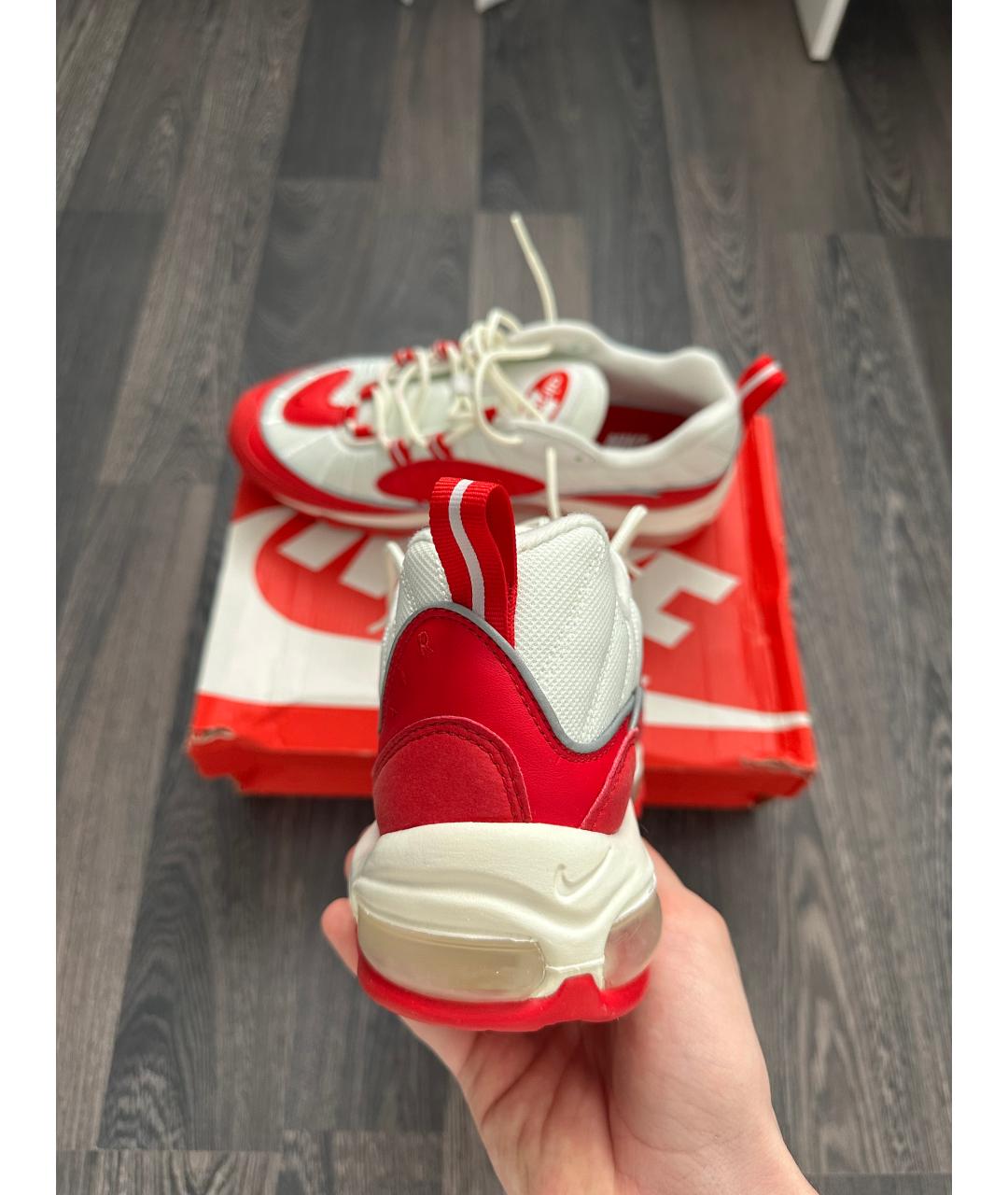 NIKE Красные низкие кроссовки / кеды, фото 4