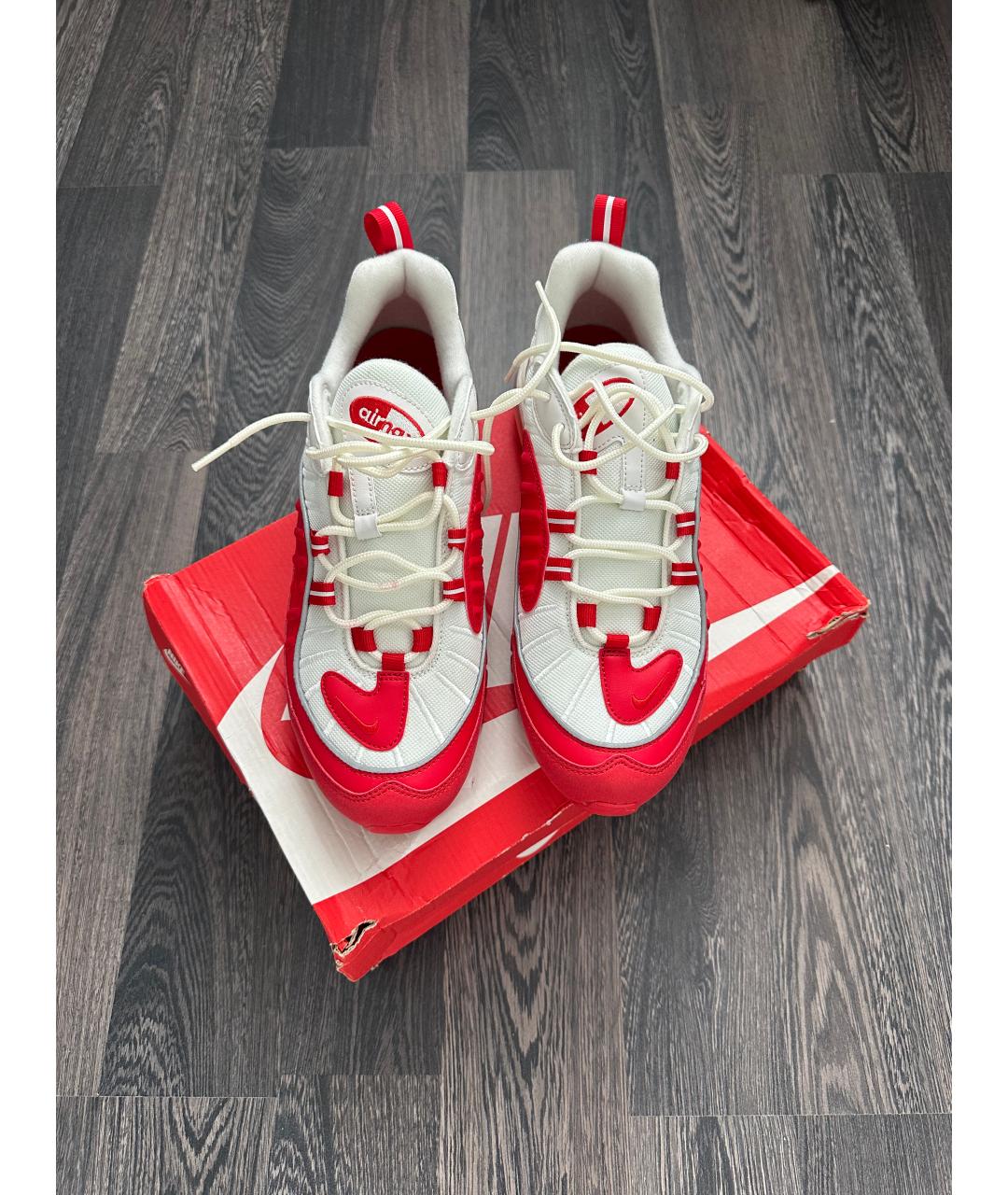 NIKE Красные низкие кроссовки / кеды, фото 2